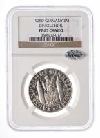 Germany. 3 Reichsmarks, 1928-D. NGC graded PF65 Cameo