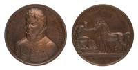 Great Britain. British Army Re-Enters Hanover Bronze Medal, 1814. Unc