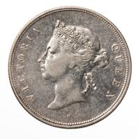 Hong Kong. 50 Cents, 1891-H. VF