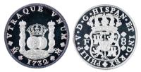 Mexico. 5 Ounces (8 Reales 1732) 1987. Choice Brilliant Proof