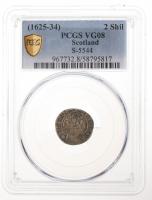 Scotland. 2 Shilling, ND (1625-34). PCGS graded VG8