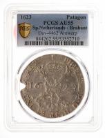 Spanish Netherlands. Patagon, 1623 (Brabant). PCGS graded AU55