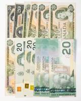Lot Of Canada 20 Dollar Notes