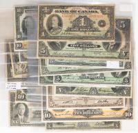 Group Of Canadian Currency