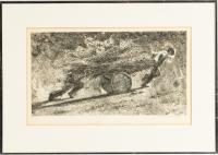 Louis Lozowick. "Bananas and Sugar Cane" Limited Edition Signed 13/20