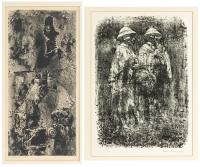 Louis Lozowick. "Duet-Peru" and "Maryland-Yucatan" (2 Lithographs Signed)
