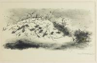 Louis Lozowick. "Provincetown Dunes" AKA "Scrub Pine" Limited Edition Signed 16/20