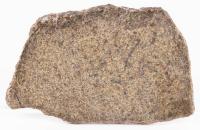 Polished Ureilite Meteor Slice on One Side, the Obverse Smoothed only by The Saw Blade