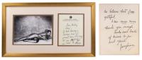 Josephine Baker: Beautifully Presented ALS to her Sister Meg on the Savoy London Letterhead