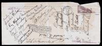1930 St. Louis Cardinals, 24 Signatures Including 6 Hall of Famers: Grimes, Haines, Bottomley, Frisch, Hafey & Alexander