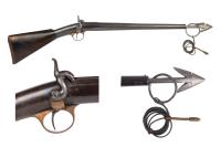 Rare Harpoon Rifle, Mid-19th Century In Superior Condition