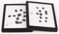 Two Collections of Quality Amethyst Cabochons in Ryker Mounts