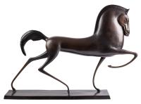 Boris Lovet-Lorski. Etruscan Horse: Patinated Bronze, 1960s