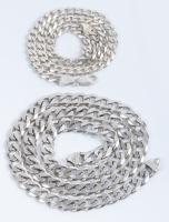 The Timeless Allure of the Cuban Chain Necklace. His and Hers? Two Great Pieces in Sterling Silver from Italy