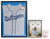 Tom Lasorda: Los Angeles Dodgers Manager and Hall of Famer Autographed Jersey, Photo and Baseball