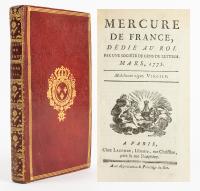 Volume of "Mercure De France", Bound Single Issue of Historic Gazette Printed in March, 1775 During The Reign of Louis X