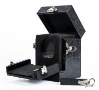 Deluxe Louis Vuitton Wristwatch Winder in the Form of Their Classic Trunks of Exceptional Quality ca. 2018