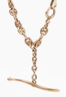 Superb Pocket Watch Chain in 14K Yellow Gold For Pants Pockets