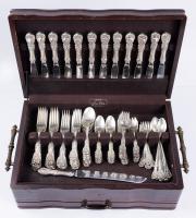 Massive Place Setting of Reed & Barton Sterling Silver Flatware