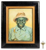 Hoyt Life Picture Automaton. "Black Farmer" Key Wind Automaton ca. 1890