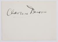 Clarence Darrow: Signed Cut Signature, Very Clean and Sharp Authentication by JSA