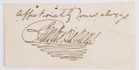 Charles Dickens: Autograph Cut Signature in Excellent Condition, Bold and with Flair JSA Authentication