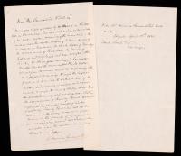 William Harrison Ainsworth: Rare Autographed Manuscript Signed, Opening Passages of THE LANCASHIRE WITCHES Published 184