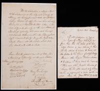 Major William North: Autographed Letter Signed Dated 1803 Regarding his Father In-Law's Estate, James Duane + Second Sig
