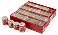 Approximately 500 Colorful Plastic Gaming Chips from all over the U.S.A.