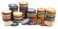 277 Different Vintage Poker Chips