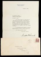Franklin D. Roosevelt: Typed Letter Signed While Governor of New York