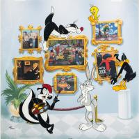 Clampett Studio "Looney Tunes Art Opening" Lampooning Great Works of Art. Limited Edition Sericel