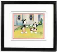 Original Production Cel from the Animaniacs Television Series Featuring Yakko and Dot in "Garage Sale of the Century"