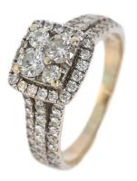 Ladies 14K White Gold and Diamond Ring/Engagement Ring in Superior Pre-Owned Condition.