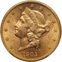 1903-S $20 Liberty PCGS MS62
