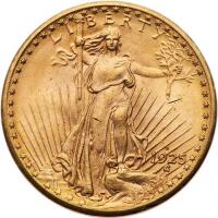 1925-D $20 St. Gaudens PCGS MS63