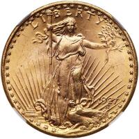 1927 $20 St. Gaudens NGC MS64