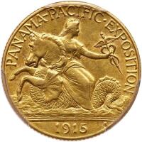 1915-S Panama-Pacific Gold $2.50 PCGS AU55