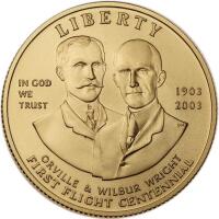 2003-W First Flight Gem Unc $10 Gold Coin