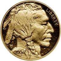 2006-W. $50.00 Gold Buffalo .9999 Fine 1 oz. NGC PF70 UC