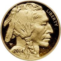 2014-W American Buffalo $50 Gold Coin PCGS PF70 DC