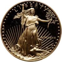 1989-W. $50.00 American Gold Eagle PCGS PF70 DC