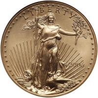 2006. $50.00 American Gold Eagle NGC MS70
