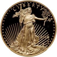 2014-W. $50.00 1 oz American Gold Eagle NGC PF70 UC