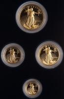 1991-W & P 4-Piece Set of Gem Proof American Eagle Gold Coins