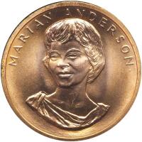 1980 American Arts Commemorative Series - Marian Anderson Gold Mint Medal ICG MS