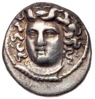 Thessaly, Larissa. Silver Obol (0.93 g), ca. 356-337 BC Choice VF