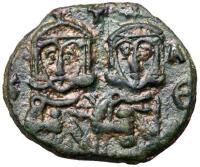 Constantine V Copronymus. &Atilde;&dagger; Follis (2.43 g), 741-775 Choice VF
