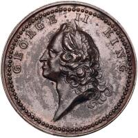 Canada. Copper Medal, 1760 PCGS About Unc