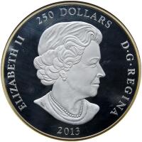 Canada. Maple Leaf Forever 250 Dollar (Kilo), 2013 NGC PF69 UC
